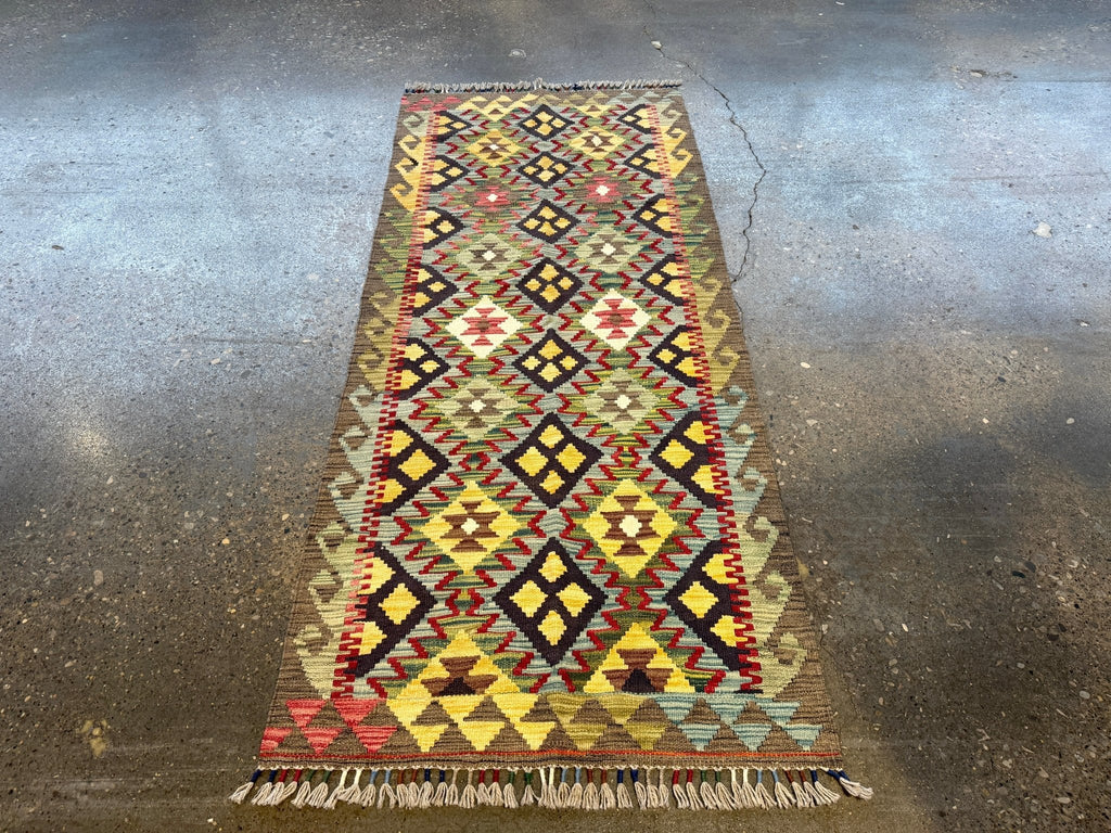 Afghan Maimana Kelim Teppich | 81 x 191 cm