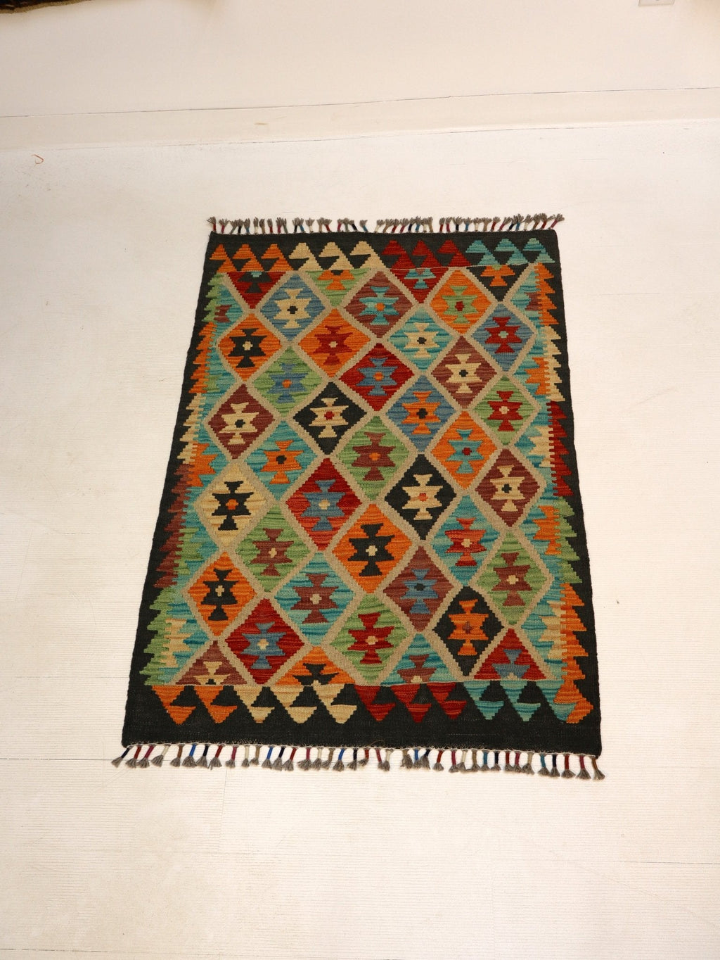Afghan Maimana Kelim Teppich | 84 x 127 cm