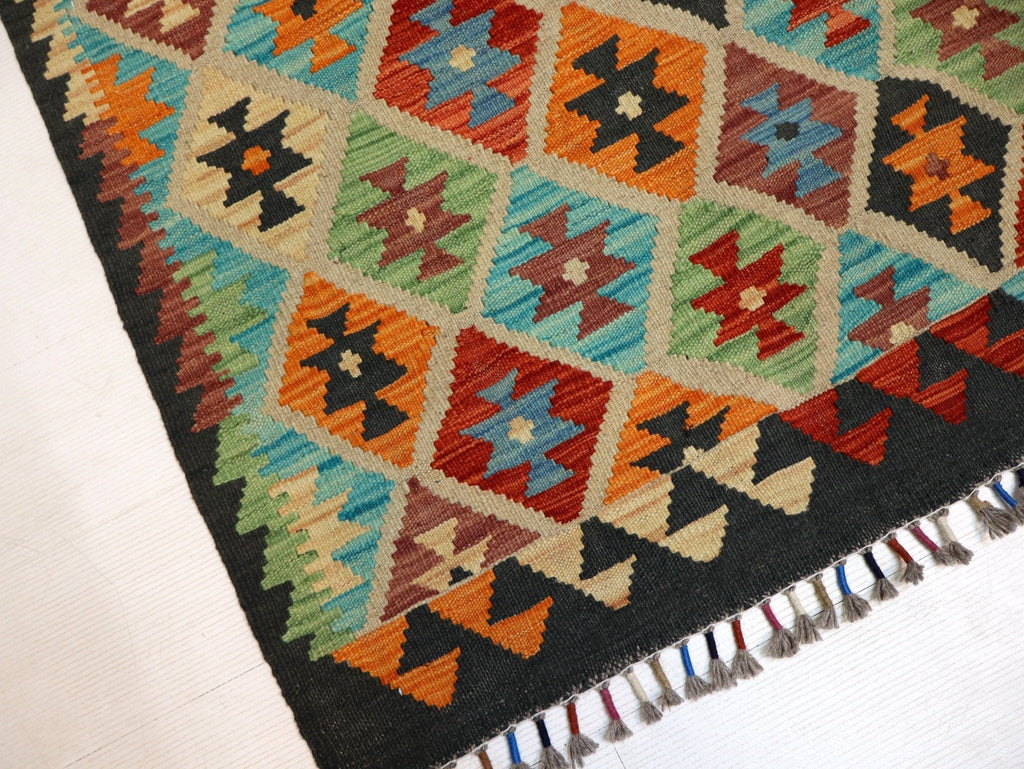 Afghan Maimana Kelim Teppich | 84 x 127 cm