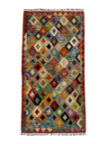 Afghan Maimana Kelim Teppich | 104 x 203 cm