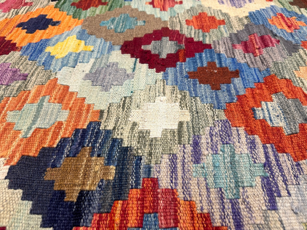 Afghan Maimana Kelim Teppich | 104 x 203 cm