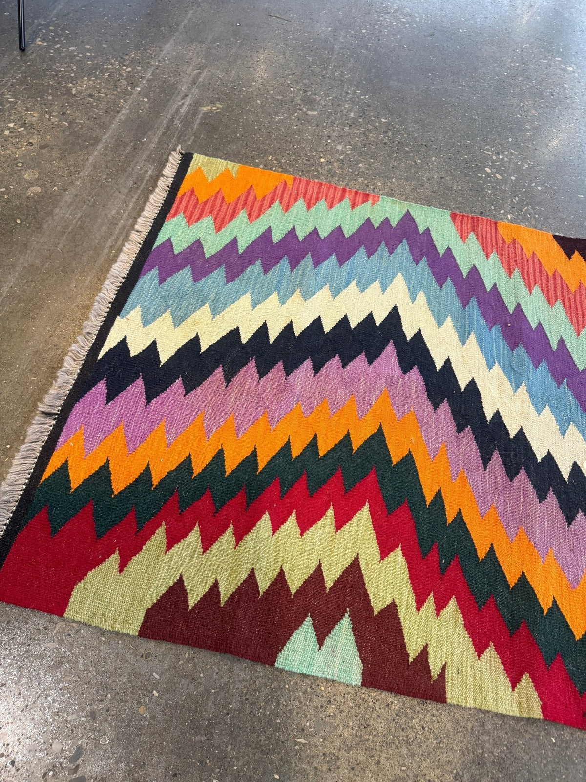 Afghan Maimana Kilim Rug | 3' 6" x 5'