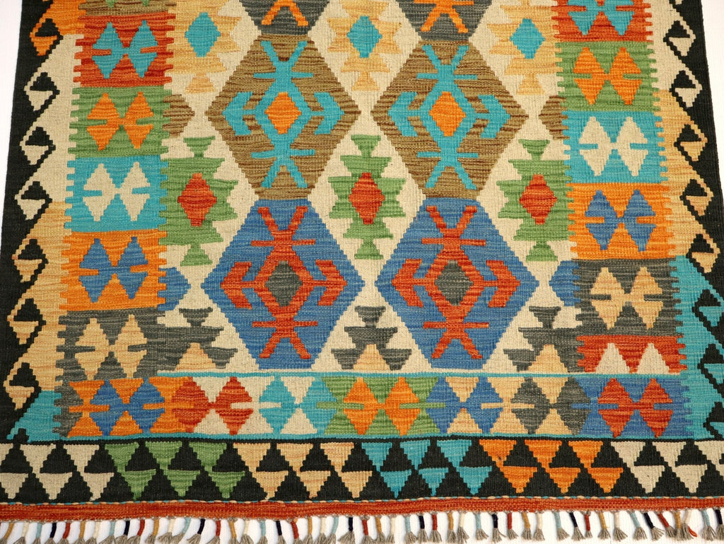 Afghan Maimana Kilim Rug | 4' 2" x 6' 6"
