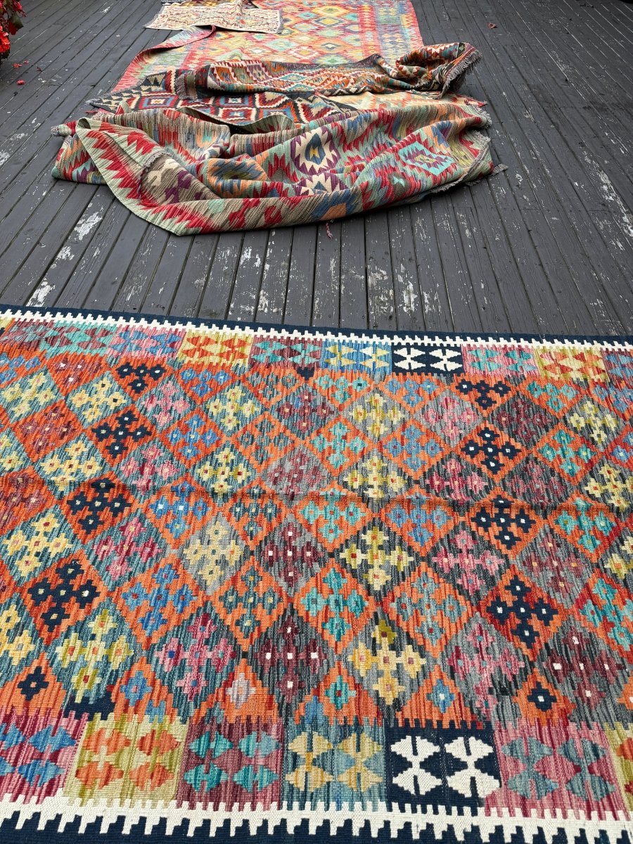 Afghan Maimana Kilim Rug | 4' 6" x 7' 6"
