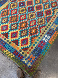 Alfombra kilim afgana de Maimana | 6' 10" x 9' 11"