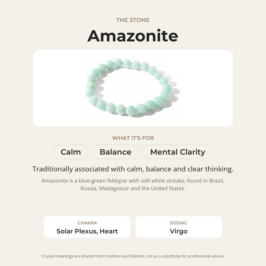 Amazonite Bead Bracelet