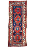 Antique Caucasian Kazak Rug | 3' 9" x 9' 6"