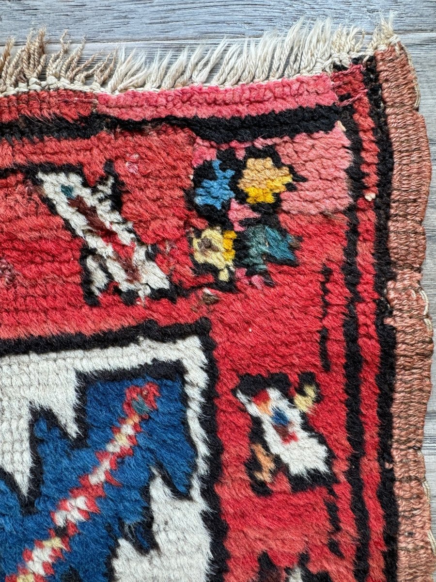 Antique Caucasian Kazak Rug | 3' 9" x 9' 6"