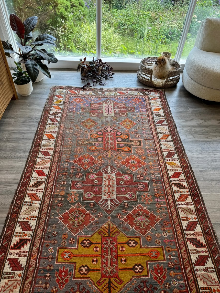 Antique Caucasian Kazak Rug | 5' 1" x 8' 10"