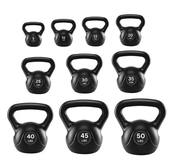 Kettlebells: de 5 lb a 100 lb