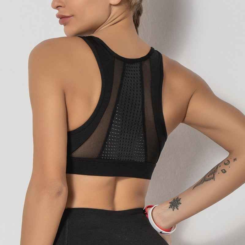Atmungsaktive Mesh-Sportweste für Damen – Activewear-Oberteil für Training und Fitness