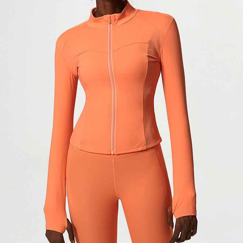 Damen-Sportjacke aus Nylon – Activewear für das Training im Herbst und Winter