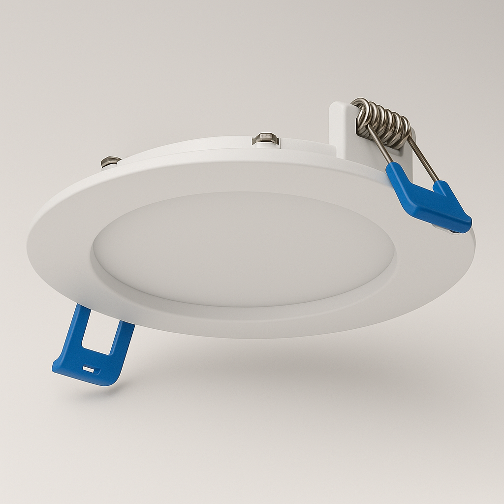 Luvelle Luz empotrada LED delgada de 6″ — 1050lm, sin lata, 5CCT, Energy Star, ETL, clasificación IC