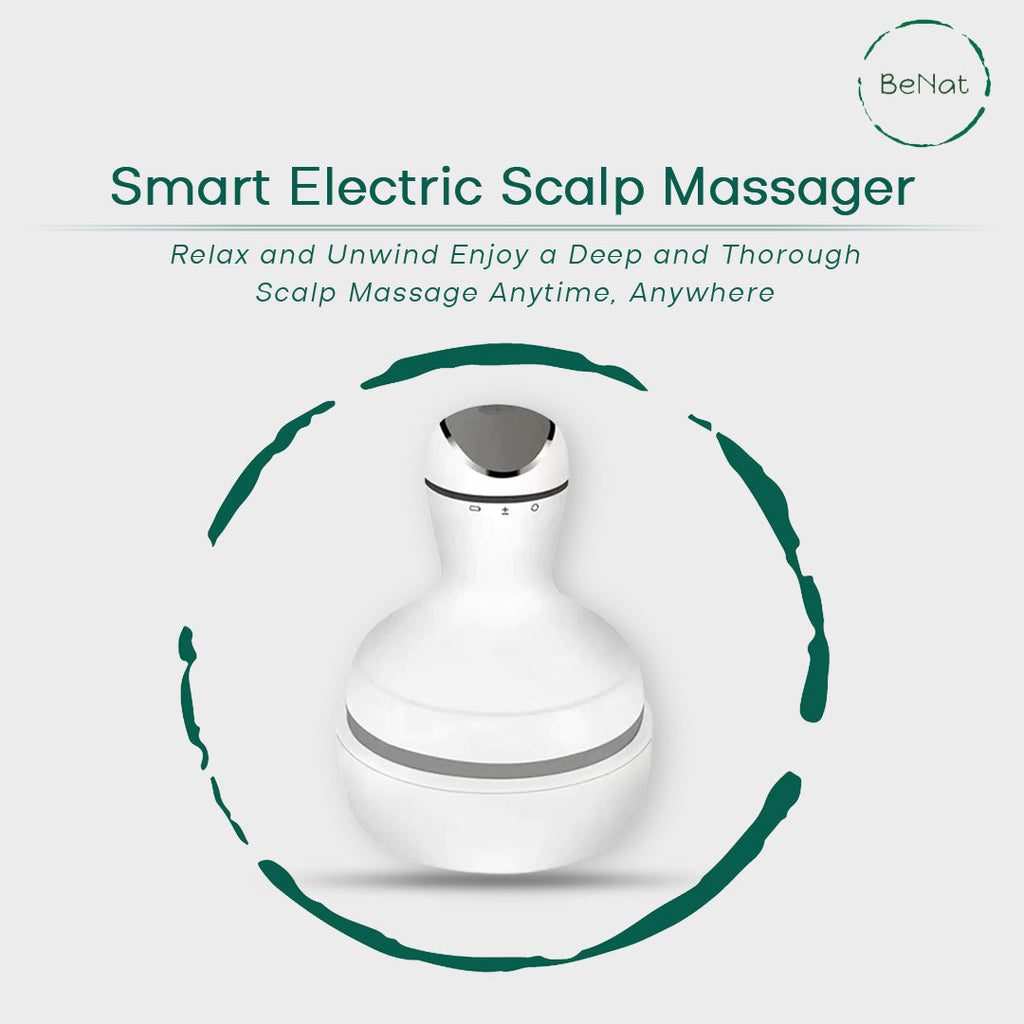 Smart Electric Scalp Massager  Stress Relief, Hair Growth & Deep Relaxation