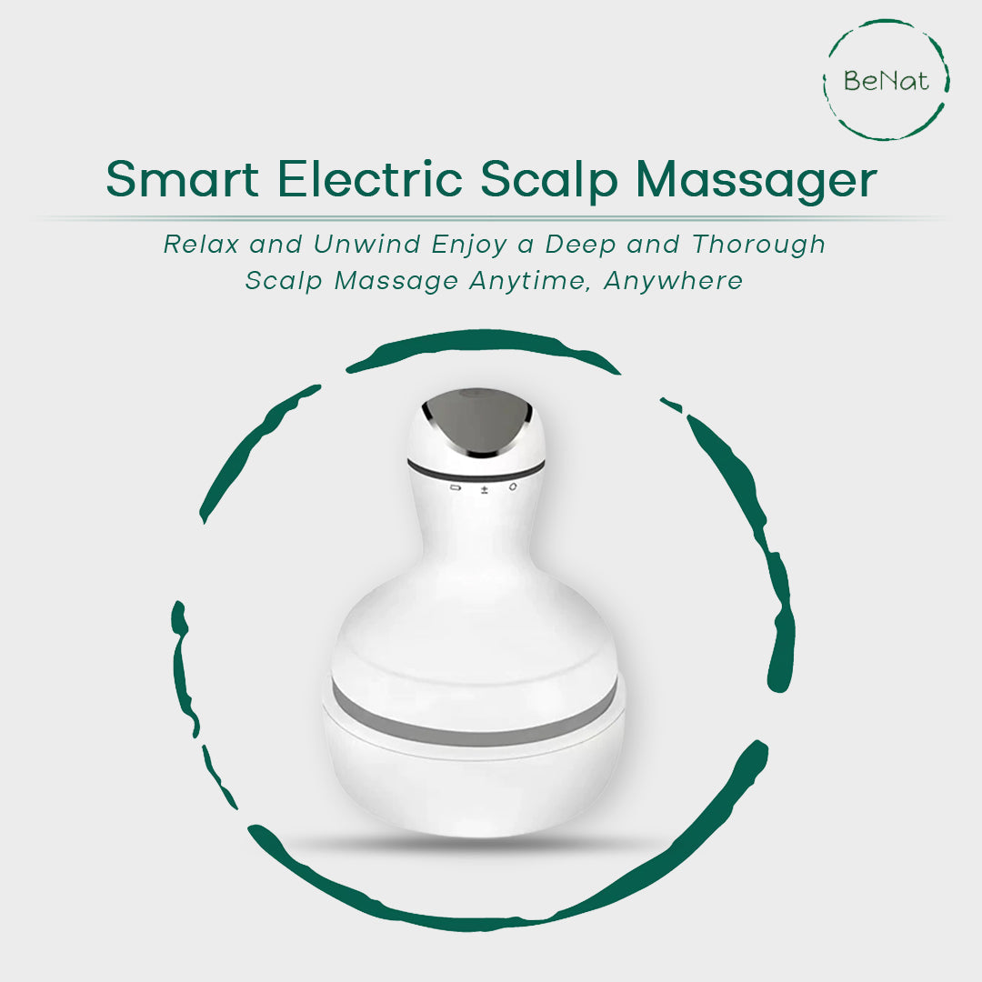 Smart Electric Scalp Massager  Stress Relief, Hair Growth & Deep Relaxation