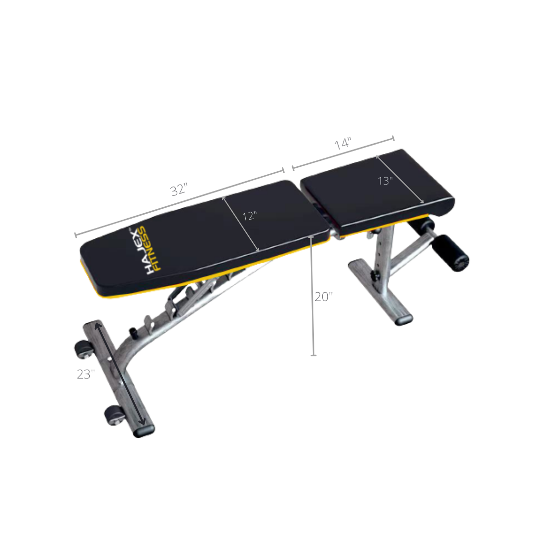 Verstellbare Trainingsbank, 270 kg Tragkraft