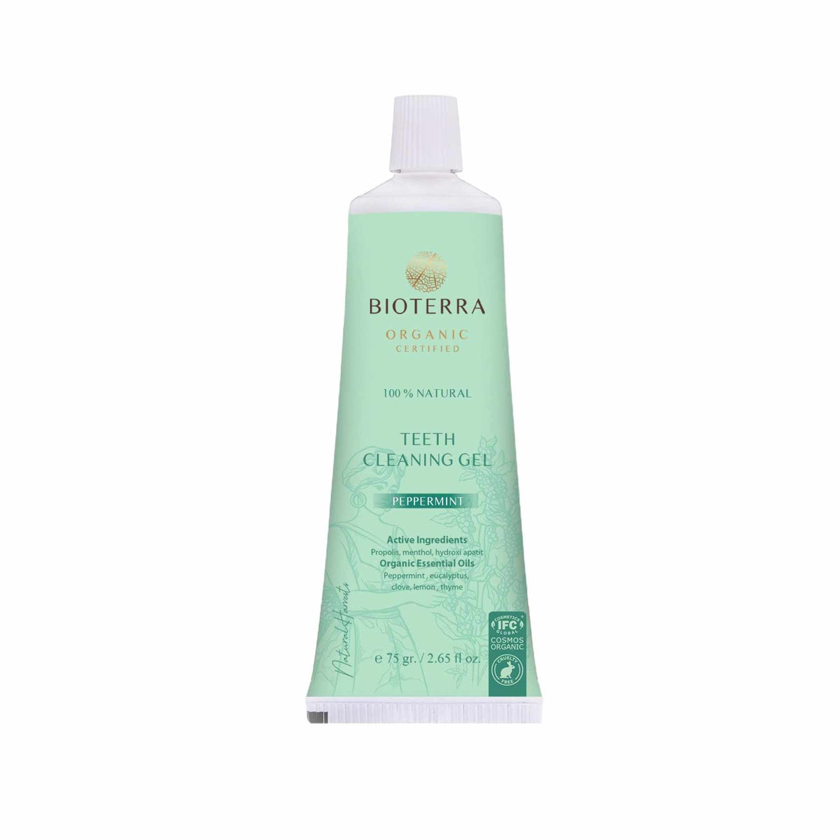 Organic Teeth Cleaning Gel – 75 ml
