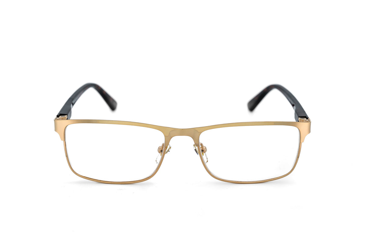 Boléro Alaric — Halbrand-Lesebrille in Rechteckform