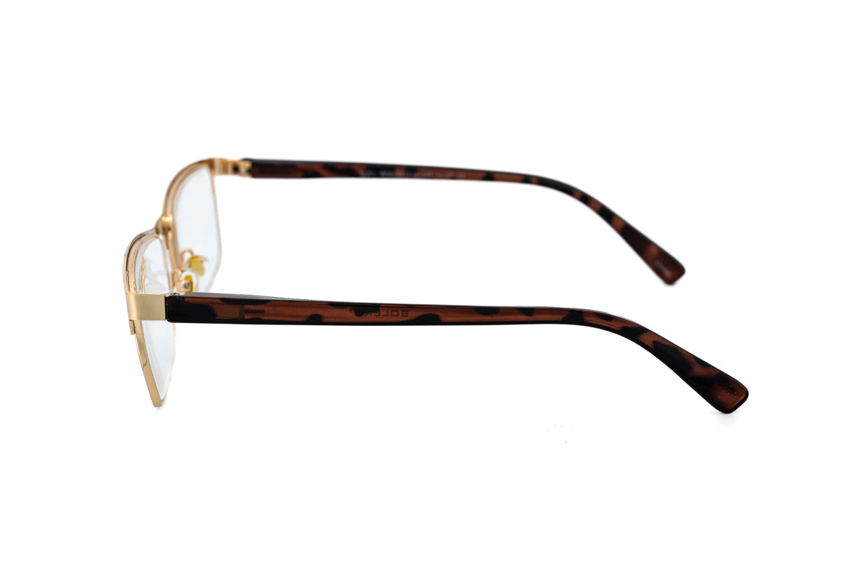 Boléro Alaric — Halbrand-Lesebrille in Rechteckform