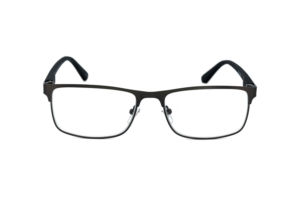 Boléro Alaric — Halbrand-Lesebrille in Rechteckform