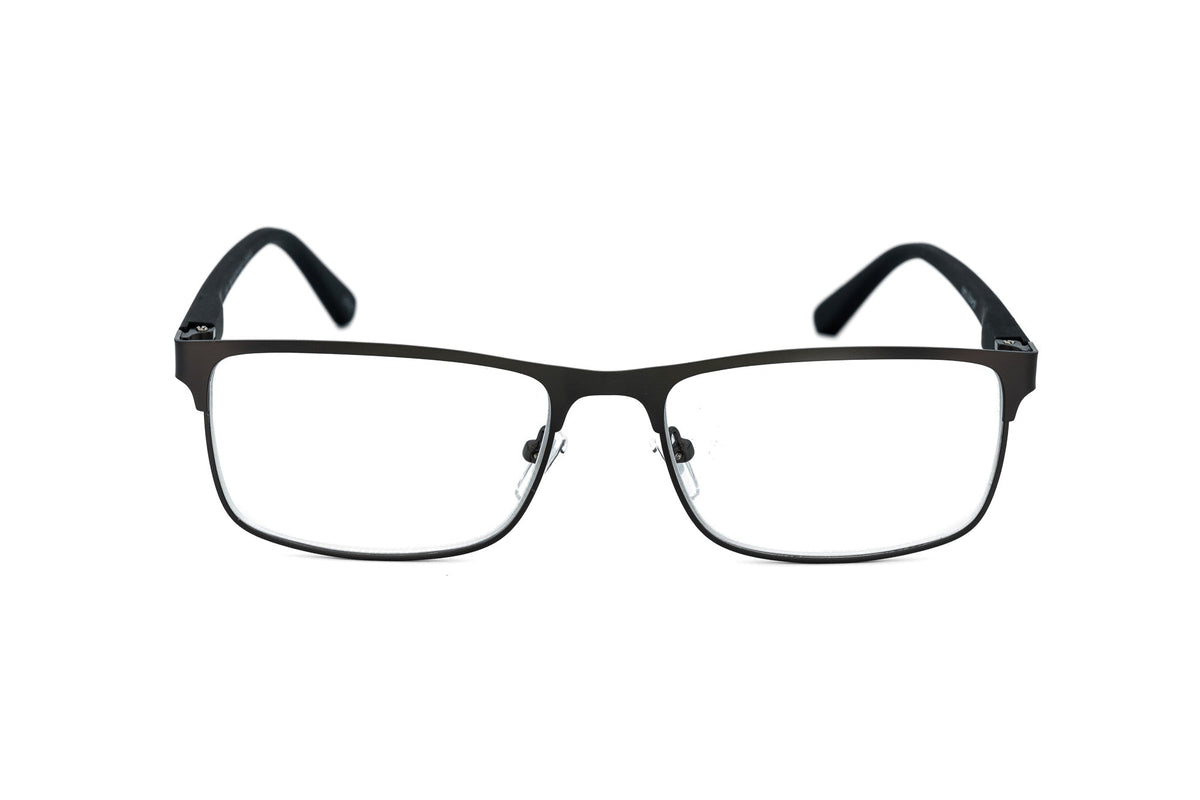 Boléro Alaric — Halbrand-Lesebrille in Rechteckform