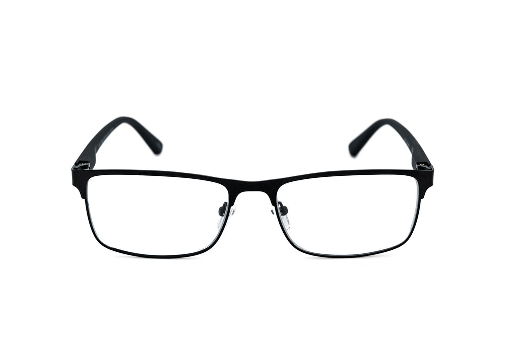 Boléro Alaric — Halbrand-Lesebrille in Rechteckform