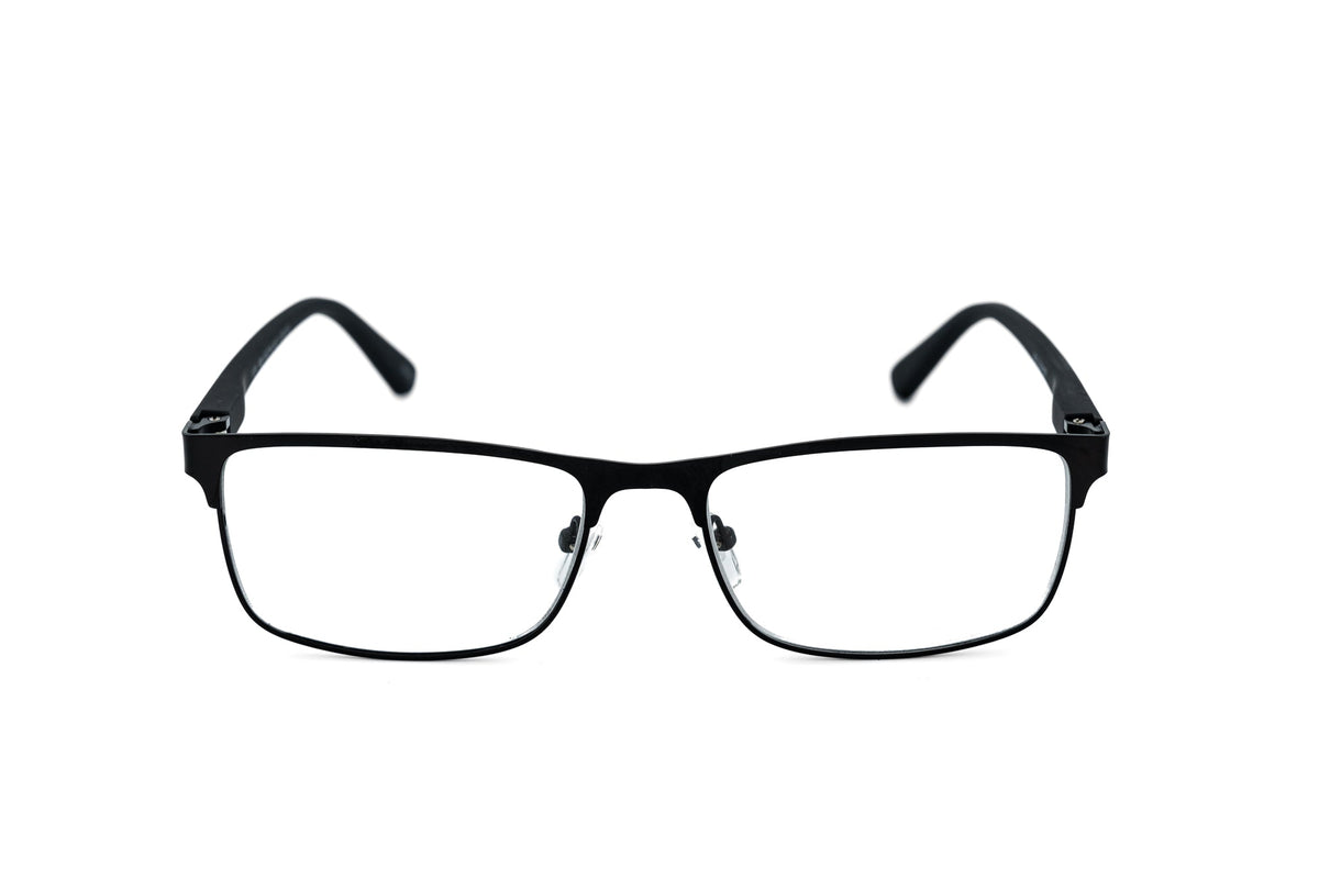 Boléro Alaric — Halbrand-Lesebrille in Rechteckform