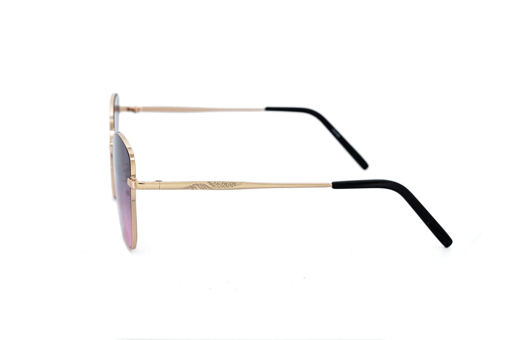 Boléro Alessa — Gafas de sol de metal con forma de mariposa