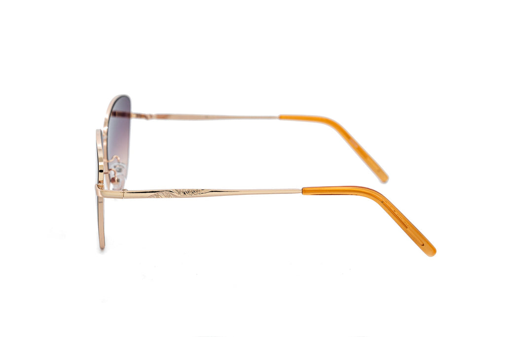 Boléro Alessa — Gafas de sol de metal con forma de mariposa