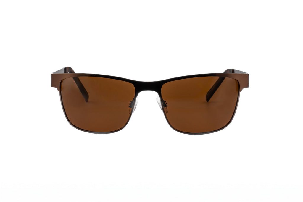 Boléro Alestro — Gafas de sol polarizadas con montura metálica tipo browline