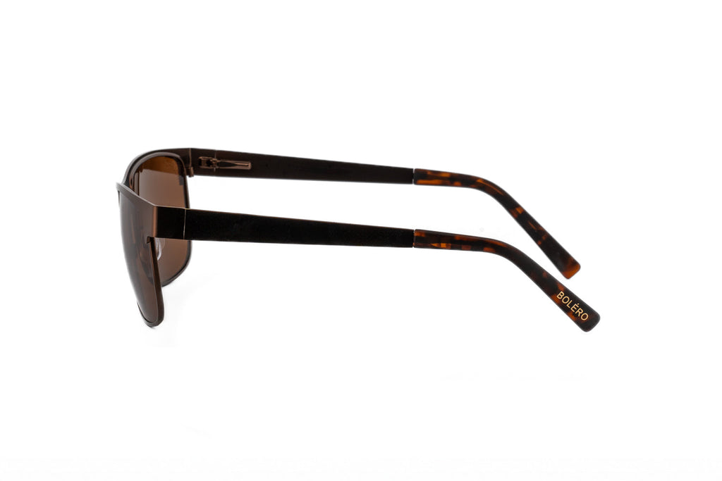 Boléro Alestro — Gafas de sol polarizadas con montura metálica tipo browline