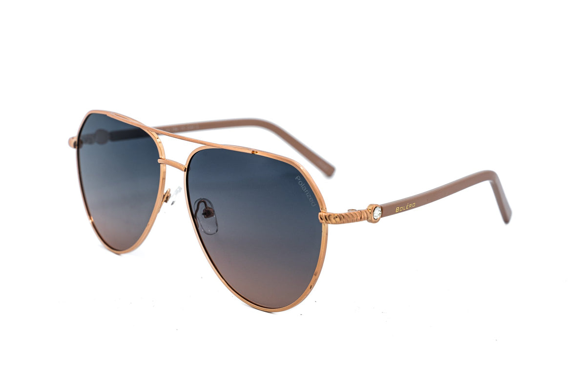 Boléro Elowen — Lunettes de soleil polarisées style aviateur
