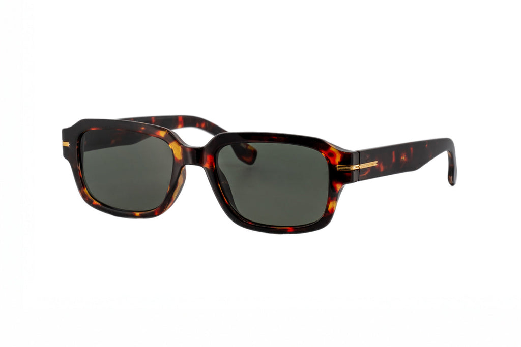 Lunettes de soleil rectangulaires rétro Boléro Rhea