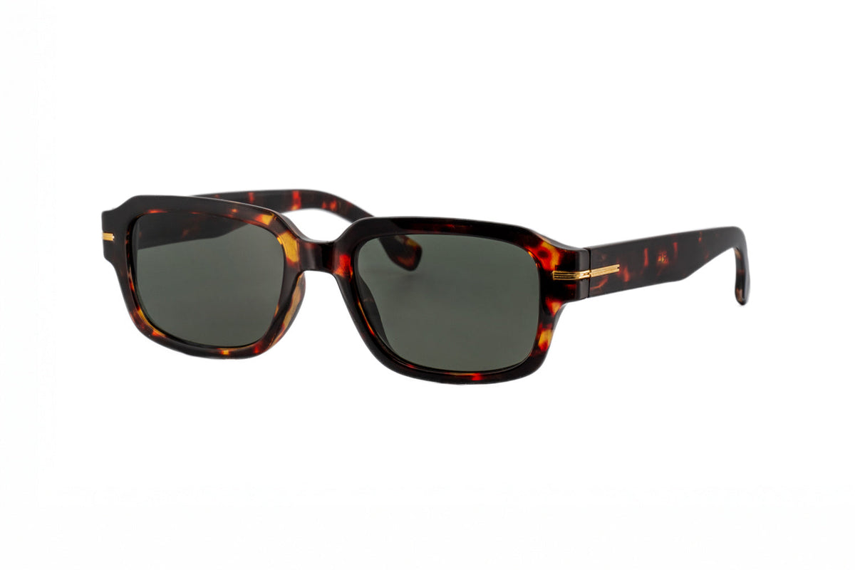 Lunettes de soleil rectangulaires rétro Boléro Rhea