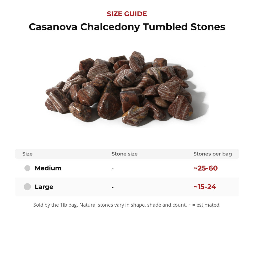 Casanova Chalcedony Tumbled Stones