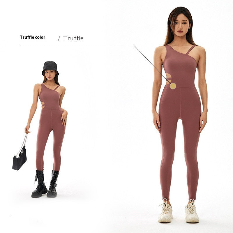 Atmungsaktives Damen-Workout-Einteil-Outfit – Figurbetonte Fitness- & Sportbekleidung