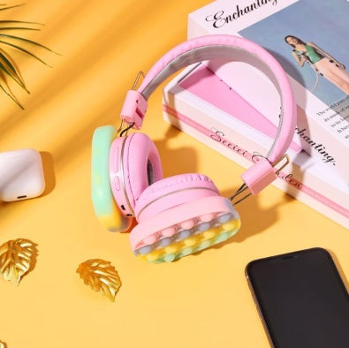 Stress Reducing Headphones, Children's Toy Headphones Green Sir Loin