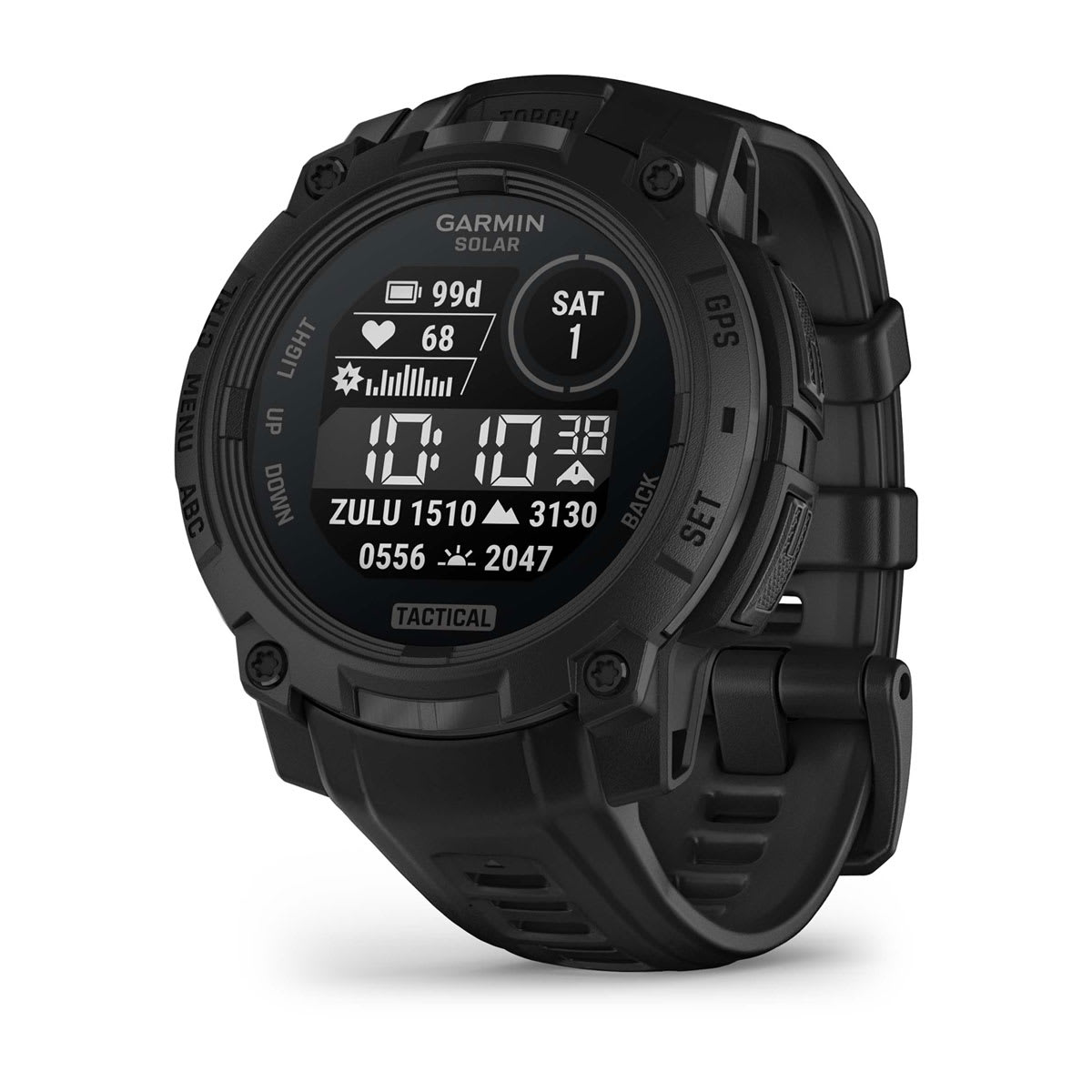 Reloj GPS Garmin Instinct 3 45mm Solar Tactical Edition Negro
