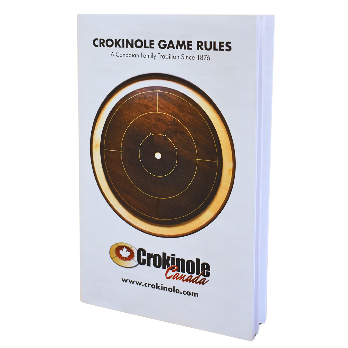 Crokinole Board For Beginners - Shiraz Cherry & Maple Melamine - Traditional Crokinole Board Game Set