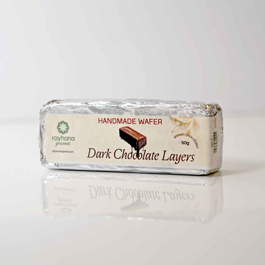 Handcrafted Gourmet Wafer in Rich Dark Chocolate