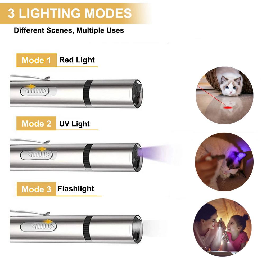 Pet Training Exercise Tool Cat Toys LED Pointer Lilac Milo