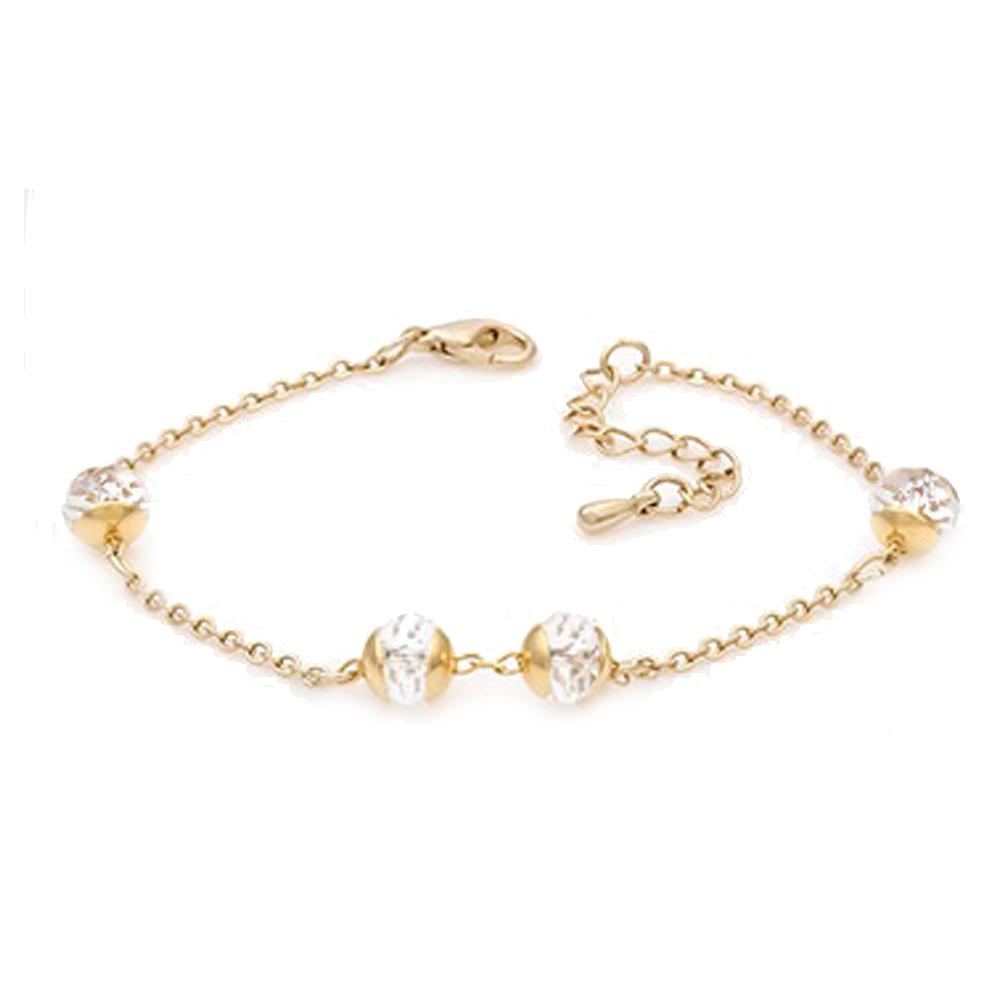 Madison 14K Gold Plated Chain Bracelet Yellow Pandora