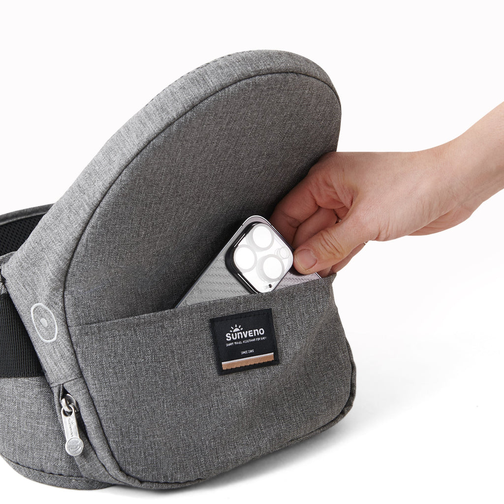 Collapsable Hipseat Carrier Maroon Chronos