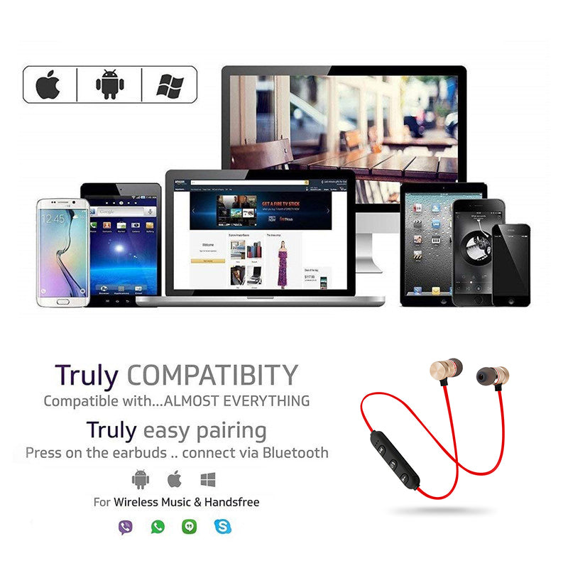 Wireless Bluetooth 4.0 Headset Sports Black Teal Simba