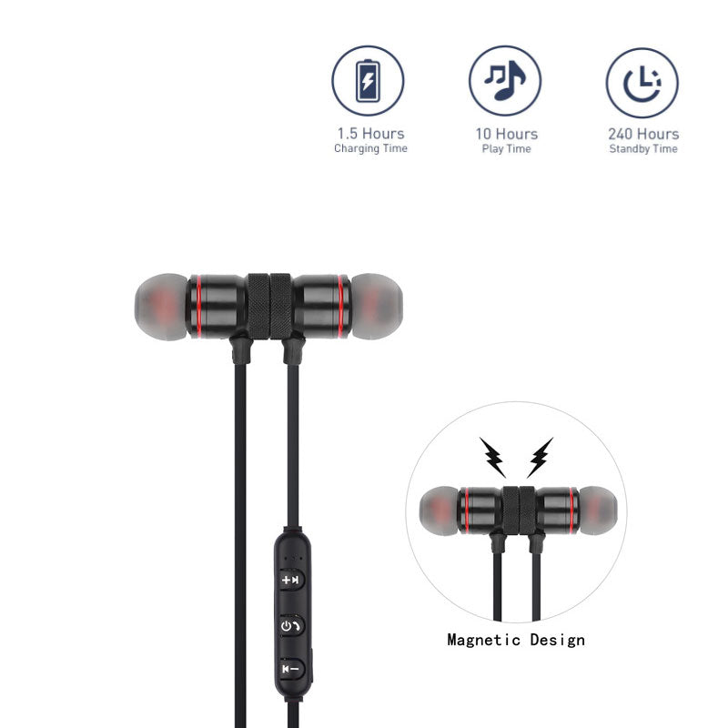 Wireless Bluetooth 4.0 Headset Sports Black Teal Simba