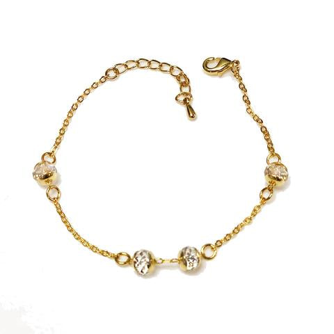 Madison 14K Gold Plated Chain Bracelet Yellow Pandora