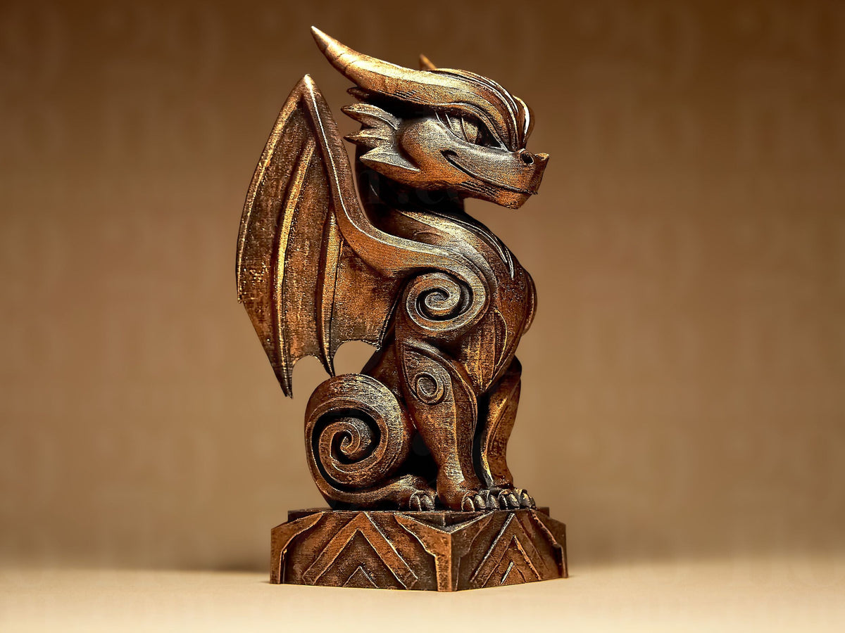 Upright Ornate Dragon - Dragons Series