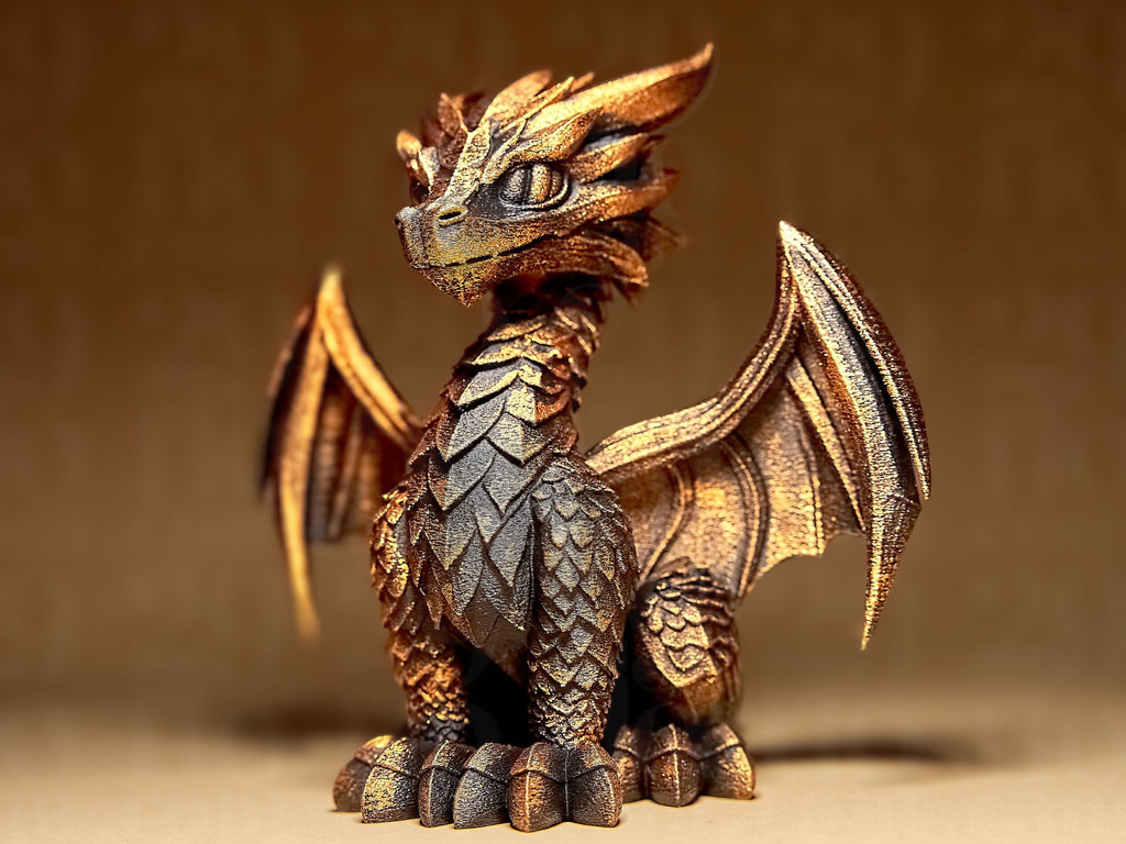 Upright Sitting Dragon - Dragons Series