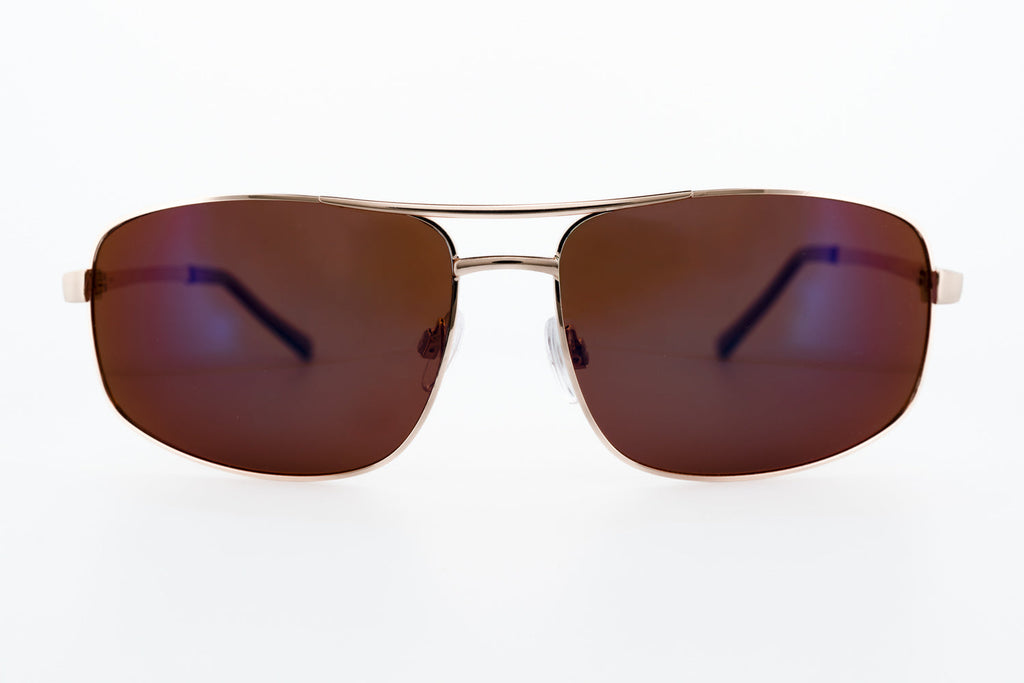 Boléro Alestro — Gafas de sol polarizadas con montura metálica tipo browline