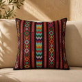 Cushion Cover Set of 2 – Printed Palestinian Tatreez – 18×18 in – Heritage Stripes